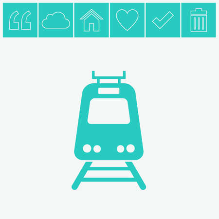 Train vector icon.のイラスト素材