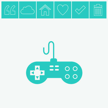 Vector Game pad Icon.のイラスト素材