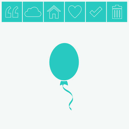 Air balloon vector icon.のイラスト素材