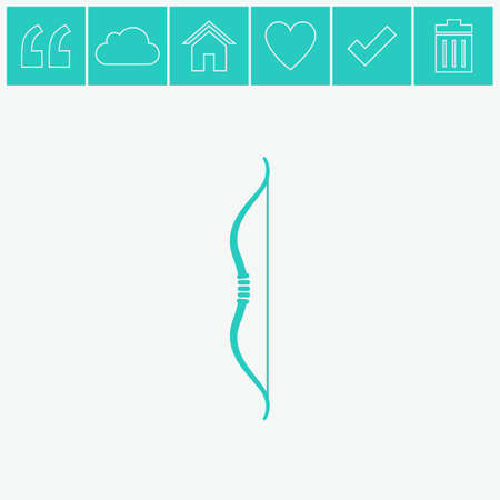 Bow vector icon.のイラスト素材