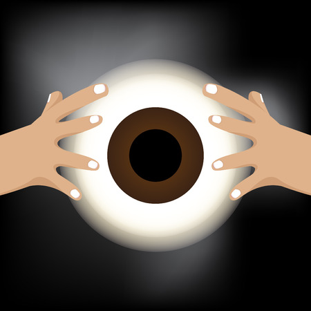 Fortune teller with eyeのイラスト素材