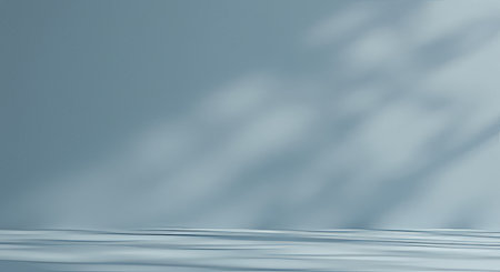abstract background of shadows on the surface of the water. 3d rendering