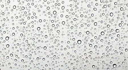 Water drops on glass background. Raindrops on window glass. Raindrops on glass.の素材