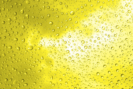 Raindrops on glassの写真素材