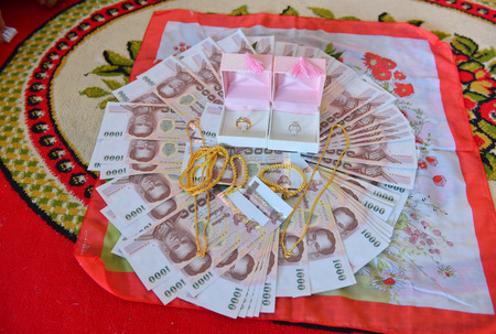 Banknotes in Thailandの写真素材
