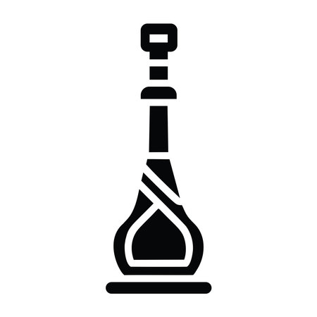 indian oil bottle icon over white background, silhouette style, vector illustration