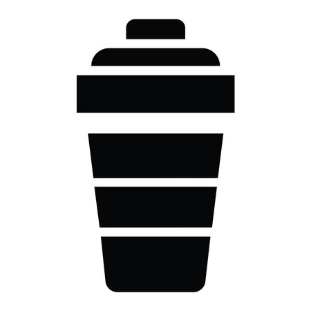 Coffee cup icon. Simple illustration of coffee cup vector icon for webのイラスト素材