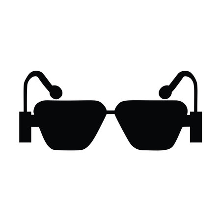 Sunglasses icon vector isolated on white background for your web and mobile app design, Sunglasses logo conceptのイラスト素材