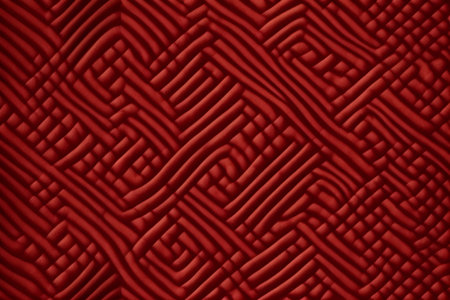 Red background with pattern chinese charactersの写真素材