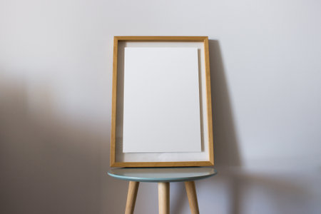 Decoration wooden frame you poster photographyの写真素材