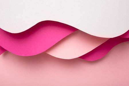 Psychedelic paper shapes different color tonesの写真素材
