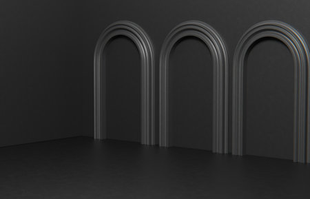 Minimalist scene composition product presentationの写真素材