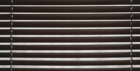 Blinds, sun protection on a hot day, idea for a backgroundの写真素材