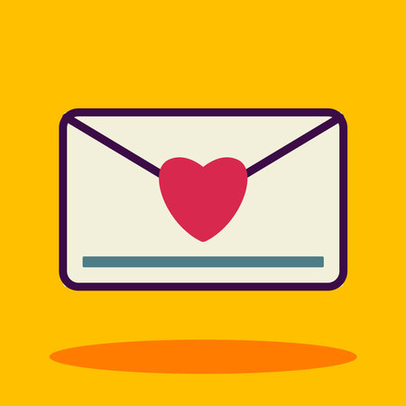 Love letter concept with icon design, vector illustrationの写真素材