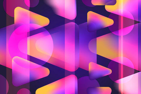 Abstract background with geometric shapes. Vector illustration for your design.