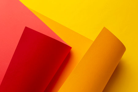 Colorful abstract background, geometric shapes, vibrant colors, vibrant colorsの写真素材