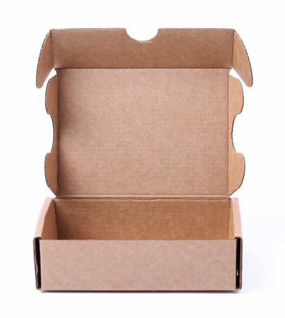 Carton box on a white background
