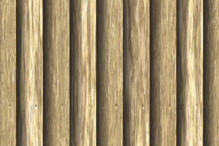 Wooden fence. Seamless texture. Vector illustration for your designの写真素材