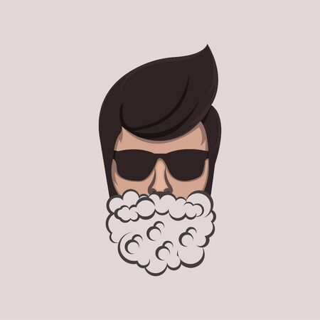 barber  templateのイラスト素材