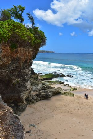Dreamland beach in Bali, Indonesiaの写真素材