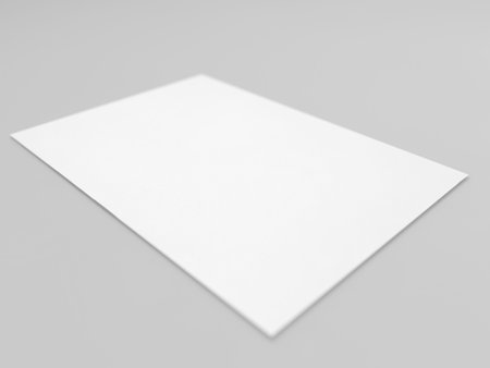 A4-A5 Flyer 3D Rendering Isolated Backgroundの写真素材