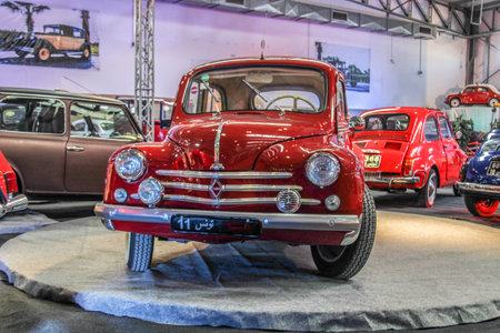 Vintage Cars on Display at a Car Show.の写真素材