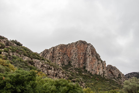 Majestic Djebel Zaghouan: Tunisia's Stunning Mountainの写真素材