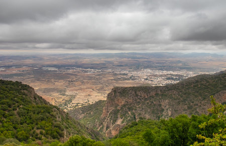 Majestic Djebel Zaghouan: Tunisia's Stunning Mountainの写真素材