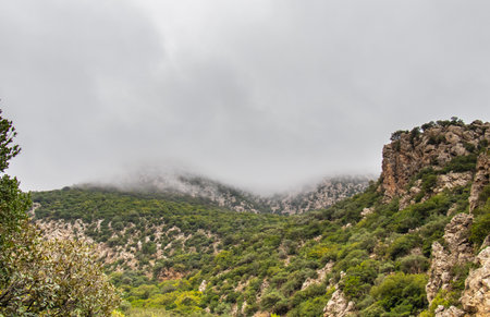 Majestic Djebel Zaghouan: Tunisia's Stunning Mountainの写真素材