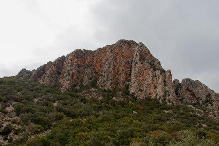 Majestic Djebel Zaghouan: Tunisia's Stunning Mountainの写真素材