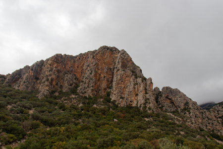 Majestic Djebel Zaghouan: Tunisia's Stunning Mountainの写真素材