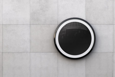 Outdoor Sign Mockup for Logo. 3D Renderingの写真素材