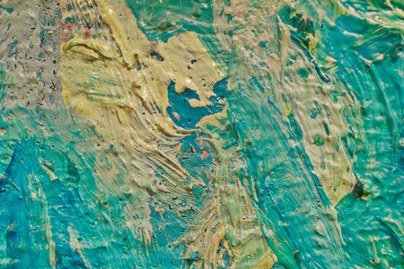 Painting closeup texture background with  blue, gray, white, orange, red, purple, pink  colors for...
