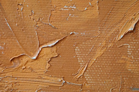 Painting closeup texture background with  red, gray, white, brown, orange  colors for vivid colorful creative backgrounds. Oil on canvas. For interesting creative backgrounds.の写真素材
