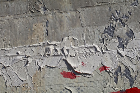 Oil Painting closeup texture background with red blue brown gray white colors vivid colorful creativeの写真素材