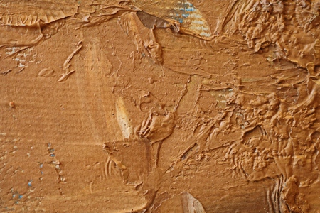 Oil Painting closeup texture background with brown colors vivid colorful creative