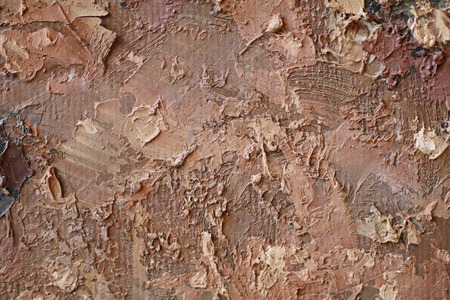 Oil Painting closeup texture background with red brown blue gray white colors vivid colorful creativeの写真素材
