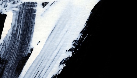 White expressive brush strokes for creative, innovative, interesting backgrounds in zen styleの写真素材