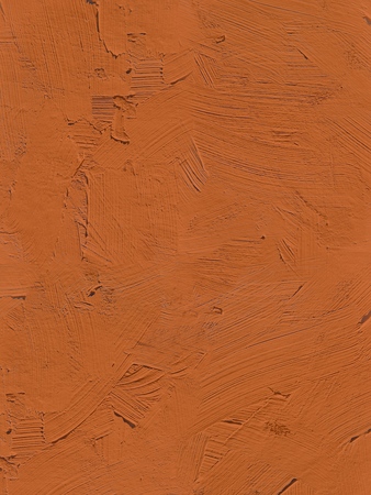 Painting close up of vivid brown color, paint brush strokes texture for interesting, creative, imaginative backgrounds. For web and design.の写真素材