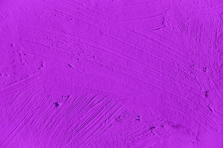 Painting close up of vivid purple color, paint brush strokes  texture for interesting, creative, imaginative backgrounds. For web and design.の写真素材