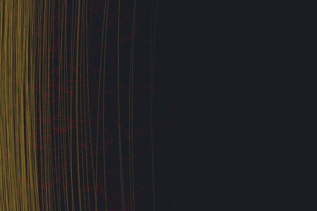 Modern abstract lines design on dark background with vibrant colors for creativity, imaginative backgrounds and ideas. Suitable for print, web, posters, flyers.の写真素材