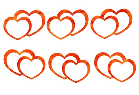 Bundle of dynamic hearts made of energy lines. For creativity, ideas, backgrounds, valentine days, mother's day, postcards, icons, posters.の写真素材