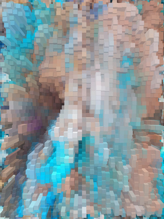 Colorful vivid cubes dynamic and vibrant background for interesting and creative ideas. Suitable for web and print.の写真素材