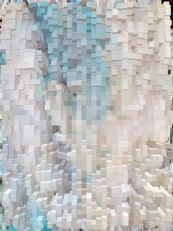 Colorful vivid cubes dynamic and vibrant background for interesting and creative ideas. Suitable for web and print.の写真素材