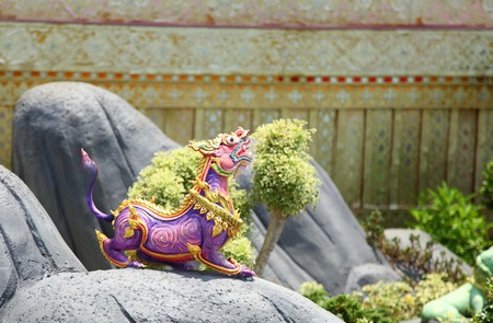 Himmapan animals statue, Sumeru Moutain  The religion in Brahma  Cremation of Her Royal Highness Princess Bejaratana at Sanam-Luang, Bangkok, Thailand の写真素材