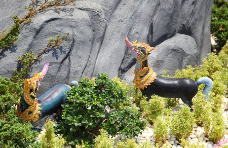 Himmapan animals statue, Sumeru Moutain  The religion in Brahma  Cremation of Her Royal Highness Princess Bejaratana at Sanam-Luang, Bangkok, Thailand の写真素材