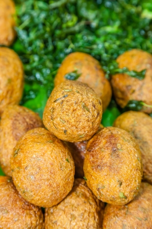 Fried fish patty   Thai favorite food and Thai people called   Tod mun    with egg insideの写真素材