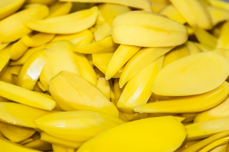 Pickled Mango,the favorited fruit dessert in Thailand の写真素材