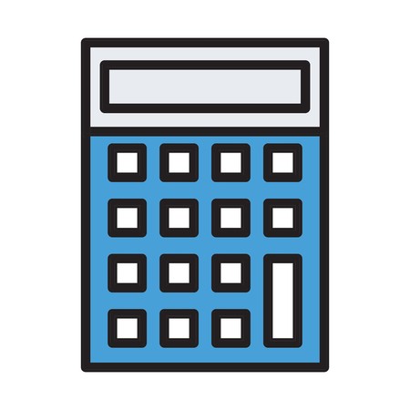 vector calculator iconのイラスト素材