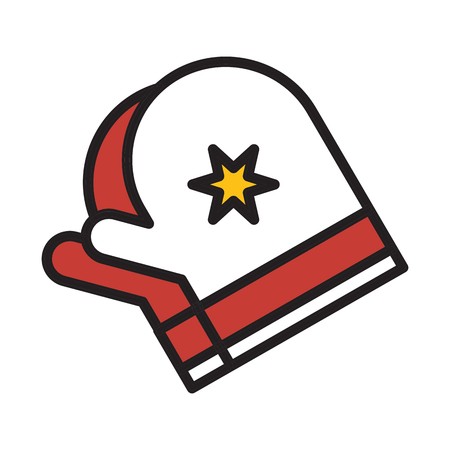 vector gloves iconのイラスト素材